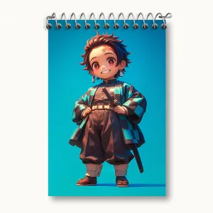 دفتر یادداشت تانجیرو انیمه شیطان کش (Demon Slayer)