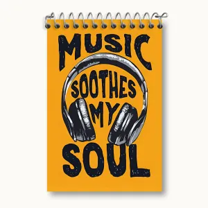 دفتر یادداشت Music Soothed My Soul