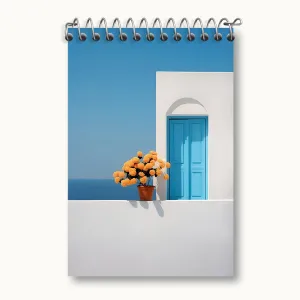 دفتر یادداشت خانه ی ساحلی مینیمال