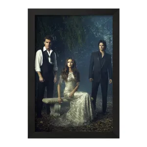 تابلو استفان و الینا و دیمون خاطرات یک خون آشام The Vampire Diaries