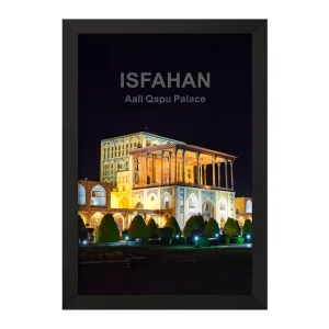تابلو عمارت عالی قاپو اصفهان