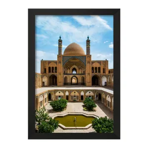 تابلو مسجد آقابزرگ کاشان