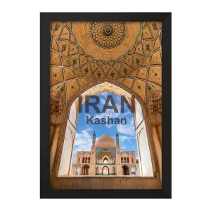 تابلو مسجد آقابزرگ کاشان