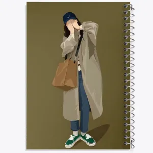 دفتر دخترانه مینیمال