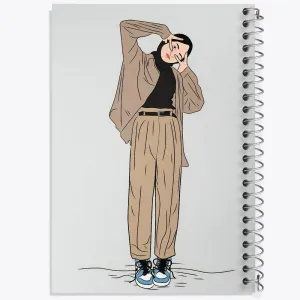 دفتر دخترانه مینیمال