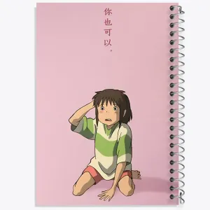دفتر انیمه شهر اشباح (Spirited Away)