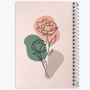 دفتر گل مینیمال