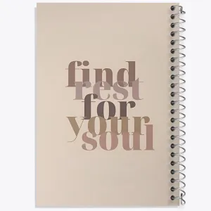 دفتر Find Rest For Your Soul