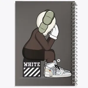 دفتر عروسک کاز (kaws)