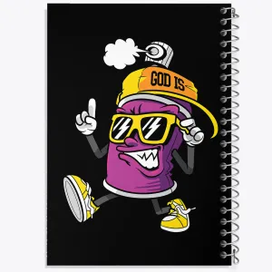 دفتر اسپری رنگ بامزه