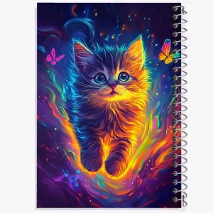 دفتر گربه بامزه