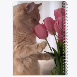 دفتر گربه و گل