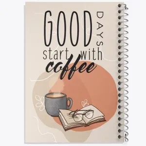 دفتر Good Days Start With Coffee