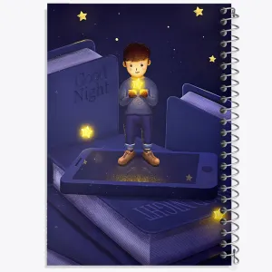 دفتر پسر بچه و ستاره ها
