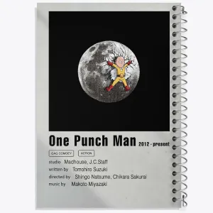 دفتر انیمه مرد تک مشتی (One Punch Man)