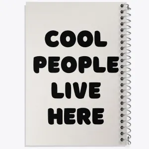 دفتر Cool People Live Here