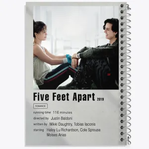 دفتر پنج فوت جدا (Five Feet Apart)