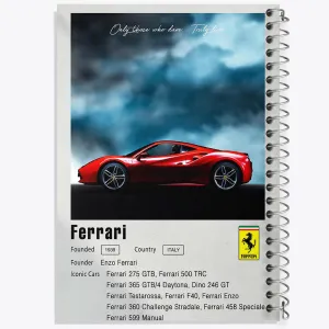 دفتر ماشین فراری (Ferrari)