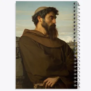 دفتر نقاشی یک متفکر، راهب جوان رومی اثر الکساندر کابانل