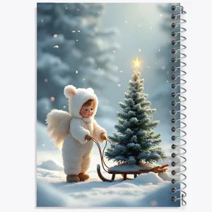 دفتر فرشته و درخت کریسمس