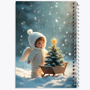 دفتر فرشته و درخت کریسمس
