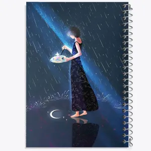 دفتر دختر نقاش