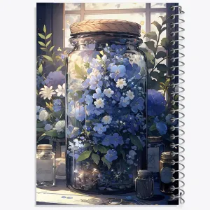 دفتر گل های آبی