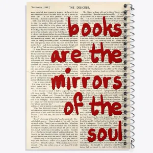 دفتر Books Are The Mirrors Of The Soul
