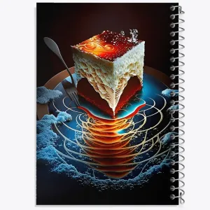 دفتر برش کیک کهکشانی