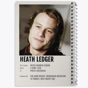 دفتر هیث لجر (Heath Ledger)