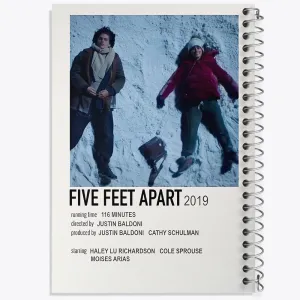 دفتر پنج قدم فاصله (Five Feet Apart)