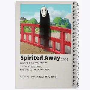 دفتر انیمه شهر اشباح (Spirited Away)