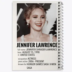 دفتر جنیفر لارنس (Jennifer Lawrence)