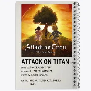 دفتر انیمه اتک آن تایتان (Attack on Titan)