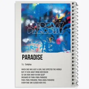 دفتر آهنگ Paradise کلد پلی