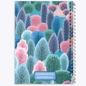 دفتر درختان رنگی