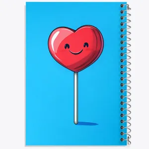 دفتر آبنبات قلبی