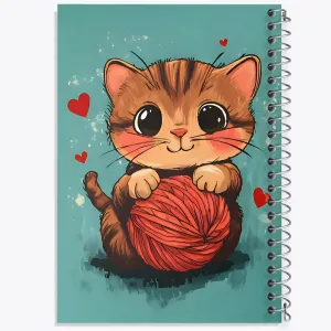 دفتر گربه بامزه