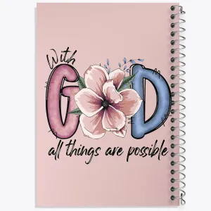 دفتر With God All Things Are Possible