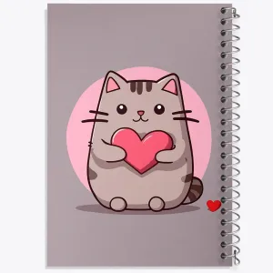 دفتر گربه بامزه