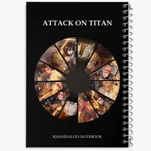 دفتر انیمه اتک آن تایتان (Attack on Titan)