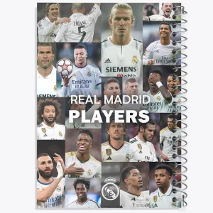 دفتر بازیکن های رئال مادرید (Real Madrid)