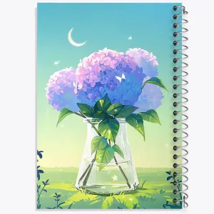 دفتر گلدان گل