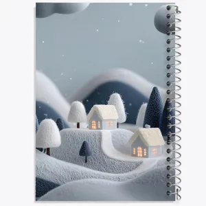 دفتر منظره برفی