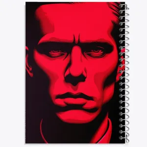 دفتر مرد مونوکروم