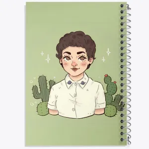 دفتر دختر و کاکتوس