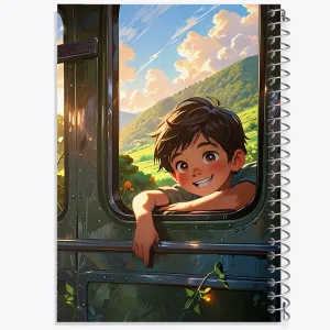 دفتر پسر و قطار متروکه