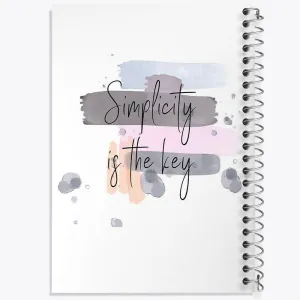 دفتر Simplicity If The Key