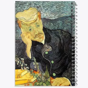 دفتر نقاشی پرتره دکتر گچت اثر ونسان ون گوگ