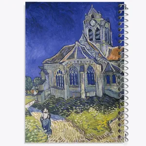 دفتر نقاشی کلیسای Auvers-sur-Oise اثر ونسان ونگوگ
